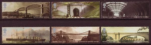 GREAT BRITAIN 2006 BRUNEL SET OF 6 UNMONTED MINT, MNH,   - Bild 1 von 1