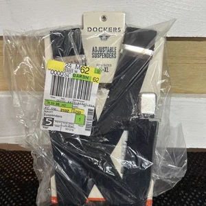 Neue Dockers verstellbare elastische feste Hosenträger • marineblau • Small-XLarge - Bild 1 von 5