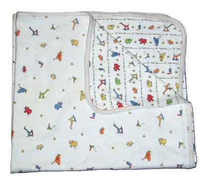 Manta bebé Carters John Lennon roja azul verde animal desfile musical primaria Foto 1 de 2