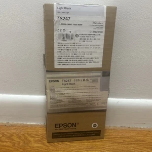 04-2019 Epson T8247 Light Black Ink 350ml For SC-P9000/8000/7000/6000 - Picture 1 of 8