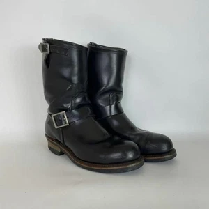 Botas de motociclista Red Wing 2268 Engineer para hombre talla US8.5 D cuero negro ASTM - Imagen 1 de 24