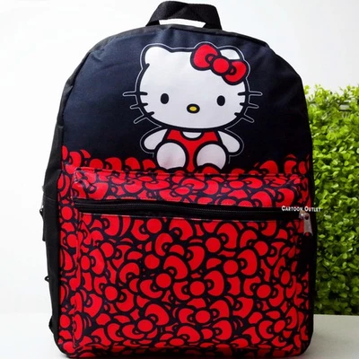 Hello kitty Large School Backpack 16" Travel Book Bag  Trending - Image 1 of 4