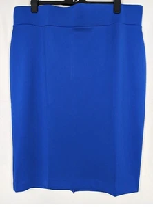Alfani Womens Plus Size Pencil Skirt In Royal Blue Size UK 26 - Picture 1 of 7