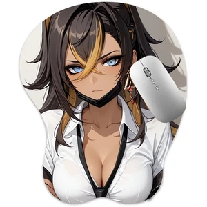 Alfombrilla de ratón 3D Oppai Alfombrilla de ratón Anime Manga Pecho Juegos Reposamuñecas Mat Dehya - Imagen 1 de 5