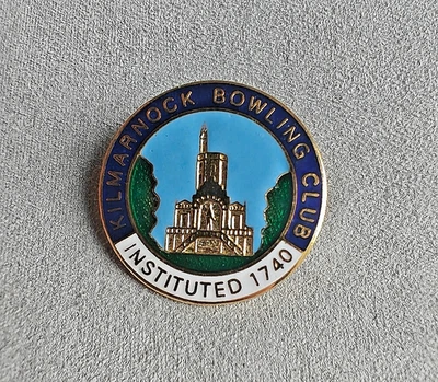 Kilmarnock Bowling Club - Enamel Pin Badge Bowls Sports UK - Image 1 of 2