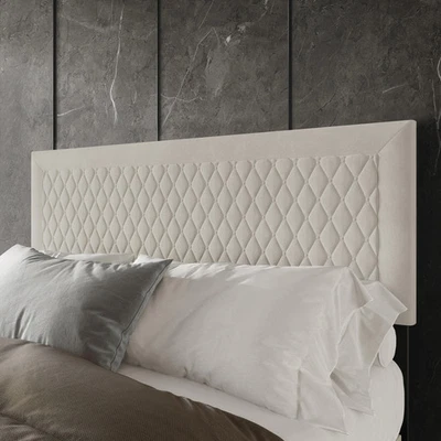 CraftPorch Transitional Velvet Upholstered Headboard - Image 1 of 4
