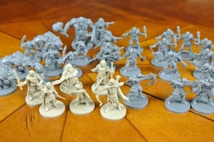 LotR JOURNEYS IN MIDDLE-EARTH Board Game PARTS - Hero & Enemy MINI FIGURES - Picture 1 of 14