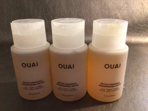 OUAI Detox Shampoo - All Hair Types - 3 x 3 oz Bottles - Picture 1 of 2