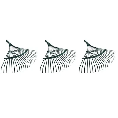 3 Pack Garten Werkzeuge Gartenharke Klein Blattharken Gartenrake - Bild 1 von 4