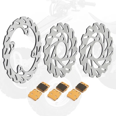 Pastillas rotores de freno delanteros traseros para Honda Sportrax 400 TRX400EX TRX400X 1999-2014 Foto 1 de 4