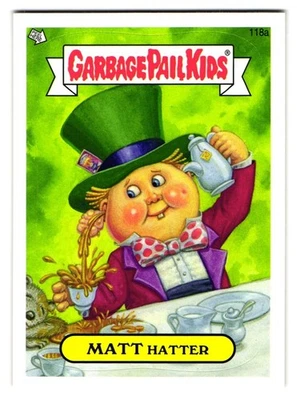 Matt Hatter GPK 2013 Garbage Pail Kids Alice In Wonderland Parody - Exact Card - Image 1 of 2
