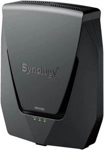 Synology WRX560 Desktop Dualband-WLAN 6 Wireless Router 2,4 GHz schwarz - Afbeelding 1 van 1