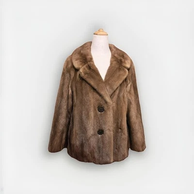 Jenners of Edinburgh Vintage Fox Fur Jacket UK 10/12  - Image 1 of 4