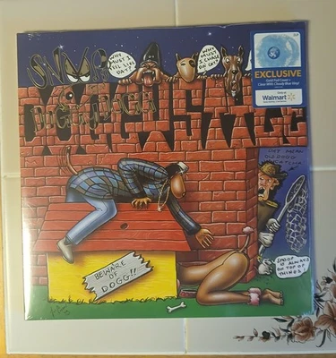 SNOOP DOGG - DOGGYSTYLE LE Gold Foil Cover 2LP CLEAR & CLOUDY COLORED VINYL New - Image 1 of 3