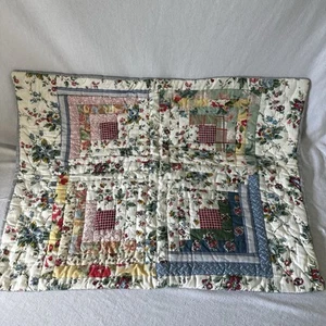 J Clayton International 100 Percent Cotton Quilt Patchwork Pillowcase - Picture 1 of 13