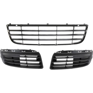 Bumper Face Bar Grilles Set of 3 Front Driver & Passenger Side for VW Sedan - Picture 1 of 12