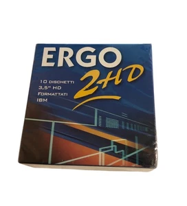 Dischetto Floppy disk Confezione 10 ERGO 2HD 0610E 3,5 pollici 1,44 MB - Zdjęcie 1 z 1