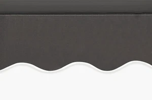 Greenhurst Replacement Awning Fabric and Frill, Charcol (Plain Grey) 2.5m / 3m - Picture 1 of 2