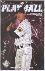 2008 Scranton Wilkes-Barre Yankees vs Rochester Red Wings (Twins) Program - Picture 1 of 3