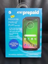 AT&T Motorola Moto G7 Play Deep Indigo Prepaid Smartphone 32 GB Brand new