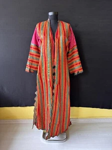 1900s Antique Ottoman Silk Turkish Kaftan Costume, Anatolian Three Skirts - Picture 1 of 10