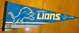 Detroit Lions Full Size Pennant - NEW! - Picture 1 of 9