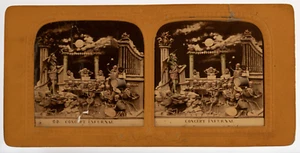 Diableries, Concert Infernal, vintage print, ca.1860, stereo color print came - Picture 1 of 2