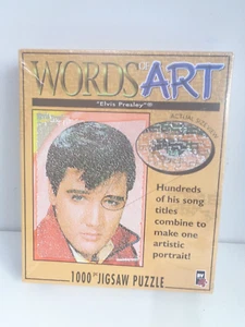 Words of Art Elvis Presley 1000-teiliges Puzzle - neu und versiegelt - Bild 1 von 4