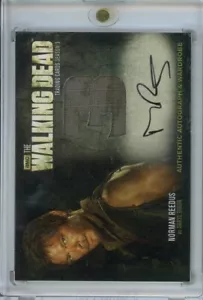 Walking Dead Season 3 Norman Reedus As Daryl Dixon Autograph Material Card #AM10 - Picture 1 of 2