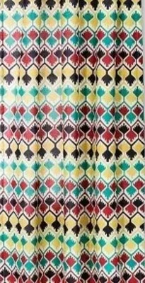 Cortina de Ducha Mudhut Target Azteca Zaayan Diseño Boho Tribal ~ 72x72 ~ Forrada Foto 1 de 3