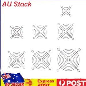Computer Case Cooling Fan Grill Finger Guard Protection Cover for Desktop 5 Pack - Picture 1 of 33