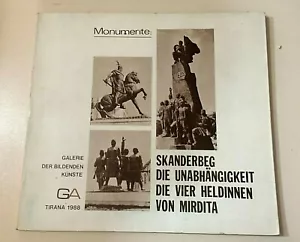 OLD ALBANIAN BOOK-SCANDERBEG DIE UNABHANGIGKEIT DIE VIER HELDINNEN VON MIRDITA-R - Picture 1 of 11
