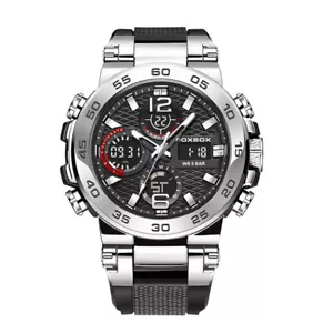 LIGE FOXBOX Hombre Reloj Deportivo Militar Cuarzo Reloj de Pulsera Niños Relojes LED de Silicona - Imagen 1 de 24