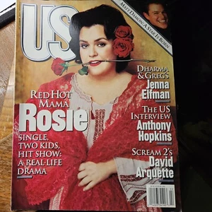 US Weekly Matt Damon Rosie O'Donnell February 1998 Magazine Anthony Hopkins - Picture 1 of 6