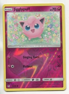 Pokemon TCG Sun & Moon Hidden Fates Reverse Holofoil Common Card #41 Jigglypuff - Picture 1 of 1