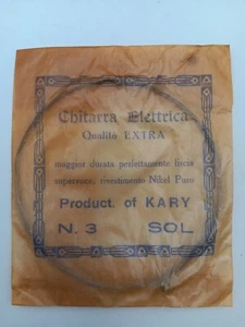 Corda musicale per chitarra elettrica  SOL  Product. of KARY vintage - Imagen 1 de 1