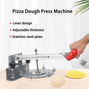 Máquina de prensa de masa de pizza manual de disco de 8" con moldes redondos para pasteles prensa para pasteles EE. UU. - Imagen 1 de 12