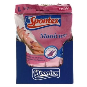 3 x Guanto Domestico Spontex Manicure - Protegge Smalto per Unghie (4,32€/1pz) - Foto 1 di 1