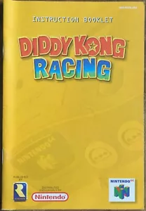 Diddy Kong Racing (Nintendo 64) solo manuale (autentico) - Foto 1 di 8