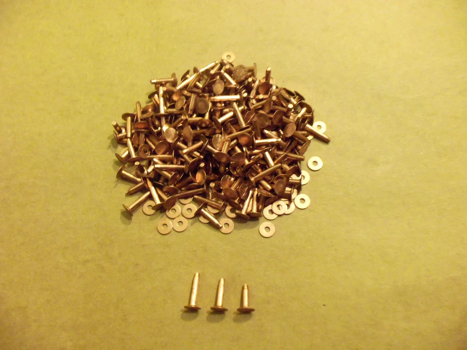 Copper Rivets & Burrs Assorted 12 Gauge SCA ( 1 Pound) - Image 1 of 1