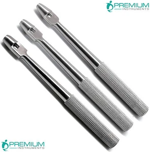 3 Pcs Dental Straight Tissue Punch 4mm, 5mm, 6mm Surgical Implant Instruments - Picture 1 of 5