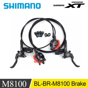 SHIMANO XT BL-BR-M8100 2 Piston Hydraulic Disc Brake Set Left Front/Right Rear - Picture 1 of 6