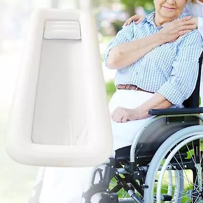 Inflatable Adult Bath Tub Free Standing Blow up Bathtub for Elderly Outdoor - Image 1 of 4