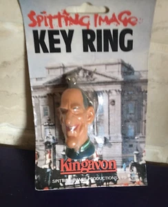 Vintage Spitting Image Prince Philip Kingavon Keyring Carded Sealed - Picture 1 of 5