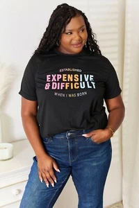Simply Love Graphic Tee - Opaque, Stretchy & Comfortable - Picture 1 of 10