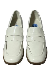 Marc Fisher Damen-Penny-Loafer elfenbeinfarben cremefarben quadratischer Absatz 6,5 - Bild 1 von 9