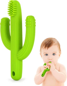Cactus Teether, Baby Teething Toys for Babies 0-6 Months 6-12 Months, Self-Sooth - Picture 1 of 12