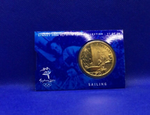 2000 $5 Sailing Sydney Olympic Games Carded Coin 17 of 28