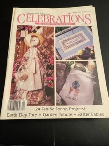 LEISURE ARTS PUBLICATION CELEBRATIONS TO CROSS STITCH & CRAFT SPRING 1992 - Picture 1 of 1