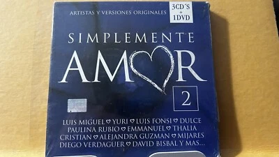 Rare 3cd Dvd No Longer Made Limited Simplemente Amor Luis Miguel Yuri Thalia Foto 1 de 2